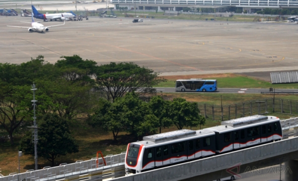 Bandara Soetta Bakal Kembangkan Lagi Skytrain : Okezone 