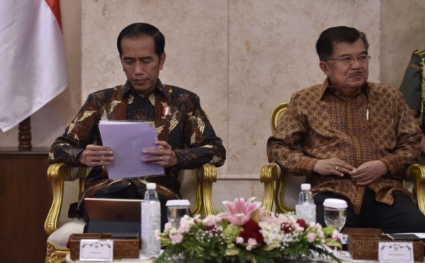 Jokowi-JK Pimpin Sidang Kabinet Bahas Ekonomi Makro dan Kebijakan Fiskal 2019 