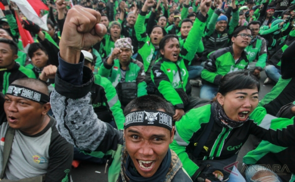 Pengemudi Ojek Daring Bersatu, Tuntut Kebijakan Rasionalisasi Tarif