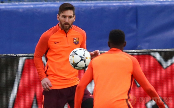 Intip Lionel Messi Cs Latihan Jelang Laga Kontra AS Roma