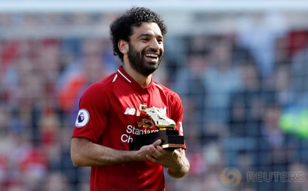 Mo Salah Pamer Sepatu Emas, David de Gea Raih Sarung Tangan Emas