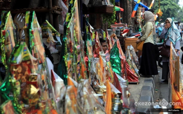 Sepekan Jelang Lebaran Pedagang Parsel Kebanjiran Order