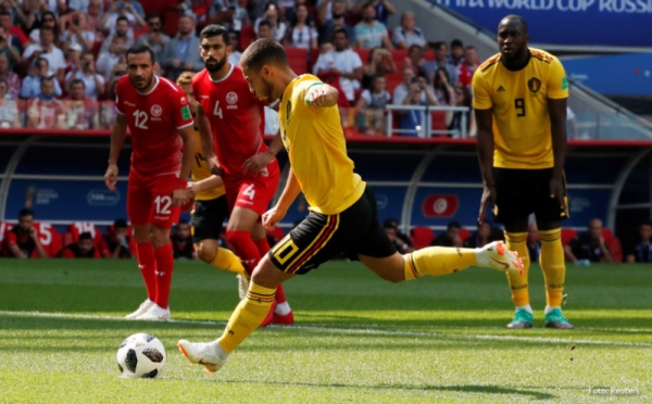 Belgia Gebuk Tunisia 5-2, Hazard & Lukaku Masing-Masing Cetak 2 Gol