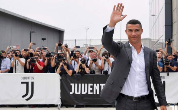 The arrival of Cristiano Ronaldo is warmly welcomed by Juventini