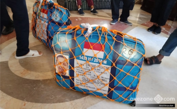 Cara Unik Jamaah Haji Indonesia agar Kopernya Tak Tertukar Jamaah Lain
