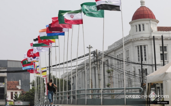 30 Bendera Negara Peserta Asian Games 2018 Hiasi Kawasan Kota Tua 