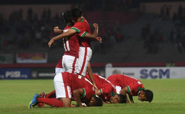 Timnas Indonesia U-16 Menang Telak 8-0 atas Timnas Filipina