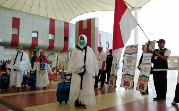 393 Jamaah Haji Indoensia Gelombang II Tiba di Bandara King Abdulaziz Jeddah