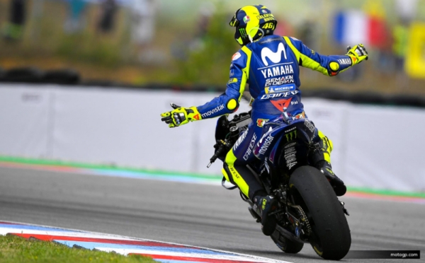 Valentino Rossi Cukup Puas Finis Keempat pada MotoGP Republik Ceko 2018