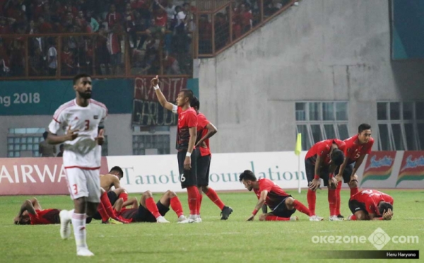 Kalah Adu Penalti dari UEA, Langkah Timnas Indonesia Terhenti 