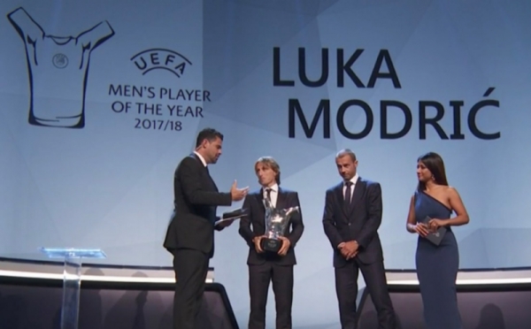 Luka Modric European Player of the Year 2017-2018