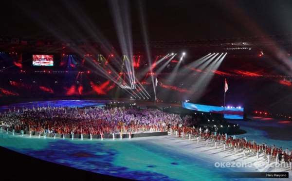 Melihat Lebih Dekat Kemeriahan Closing Ceremony Asian Games 2018