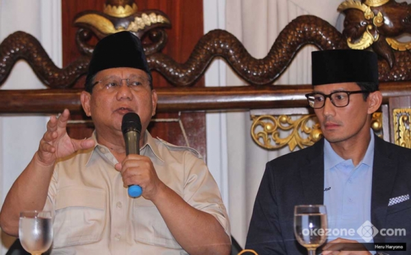 Prabowo-Sandiaga Gelar Konferensi Pers Bahas Isu Politik dan Ekonomi