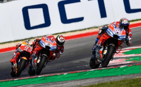 Asapi Marquez, Andrea Dovizioso Tercepat pada MotoGP San Marino 2018