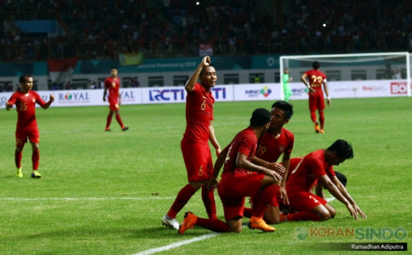 Gol Semata Wayang Evan Dimas Menangkan Indonesia atas Mauritius