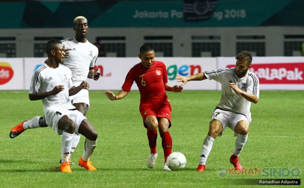Gol Semata Wayang Evan Dimas Menangkan Indonesia atas Mauritius