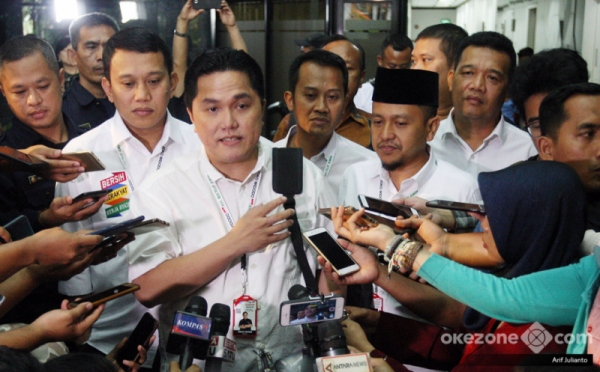 Bertempat di Gedung HighEnd, Erick Thohir Pimpin Rapat Perdana Tim Jokowi-Ma'ruf Amin