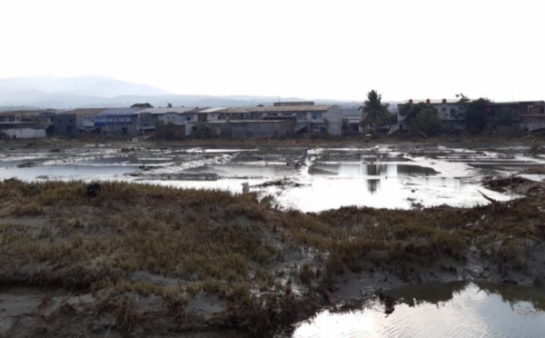 Kondisi Pantai di Kota Palu Pascatsunami