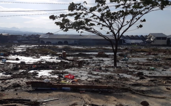 Kondisi Pantai di Kota Palu Pascatsunami