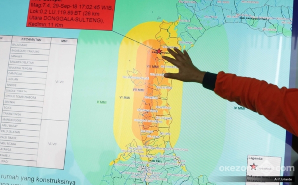 Data BNPB hingga Pukul 10.00 WIB: 48 Orang Meninggal Akibat Gempa & Tsunami di Palu