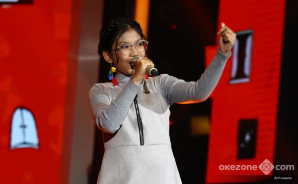 Putri 'Idol Junior' Tampil Memukau Bawakan Issues