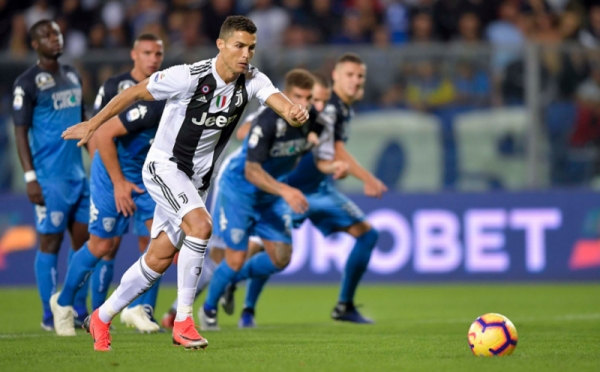 Ronaldo Borong Gol Kemenangan Juventus saat Sengat Balik Empoli