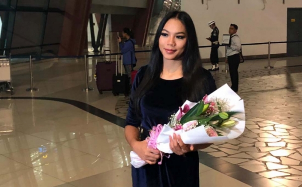 Usai Mengikuti Ajang Miss World 2018 di China, Alya Nurshabrina Tiba di Tanah Air