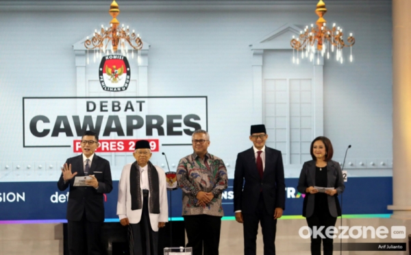 2 Cawapres Adu Visi-Misi di Debat Cawapres Pilpres 2019