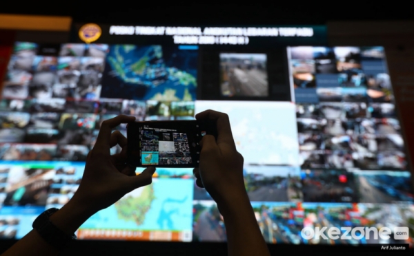 Pantau Arus Mudik dan Balik Lebaran lewat CCTV