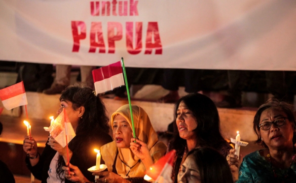 Aksi Solidaritas #PancasilaPower untuk Papua