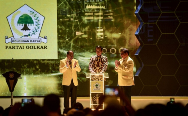 Jokowi Buka Munas X Partai Golkar