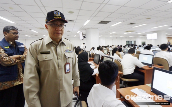 Kepala BKN Tinjau Pelaksanaan Tes SKD CPNS