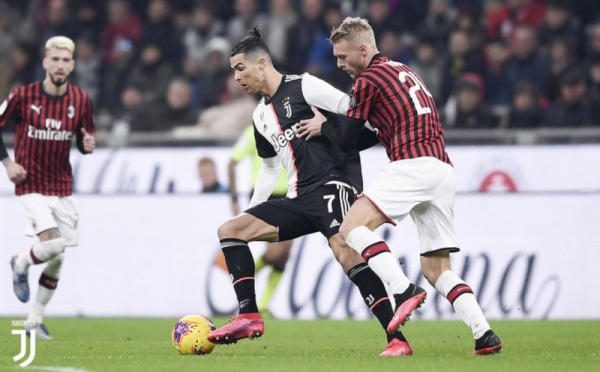 Ronaldo Selamatkan Juventus dari Kekalahan atas AC Milan