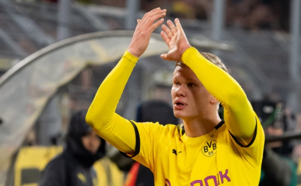 Kembali Cetak Gol, Begini Selebrasi Erling Haaland