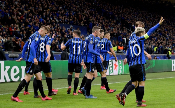 Euforia Pemain Atalanta Usai Kalahkan Valencia