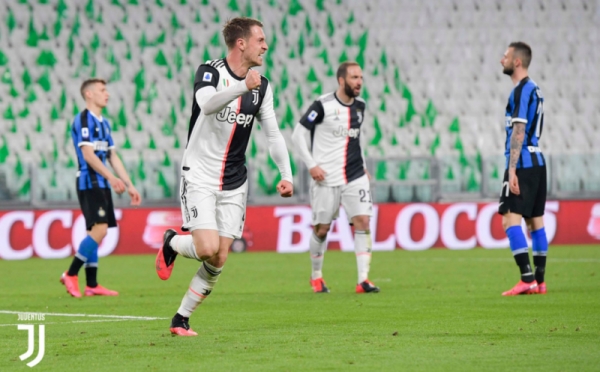 Potret Laga Juventus vs Inter Milan Tanpa Penonton