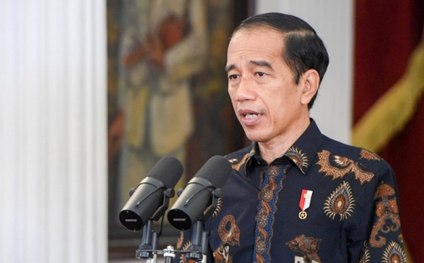  Presiden Jokowi Sampaikan Sambutan pada Peringatan Hari HAM secara Virtual
